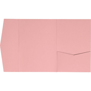 Old Rose Pink Solid Pocket & Folder Invitation Card, A-7.5 Himalaya AP Printing - Old Rose Pink Solid Pocket & Folder Invitation Card, A-7.5 Himalaya - Custom Printing Services
