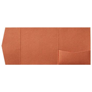 Copper Metallic Pocket & Folder Invitation Card, 6 1/4 Himalaya AP Printing - Copper Metallic Pocket & Folder Invitation Card, 6 1\/4 Himalaya - Custom Printing Services