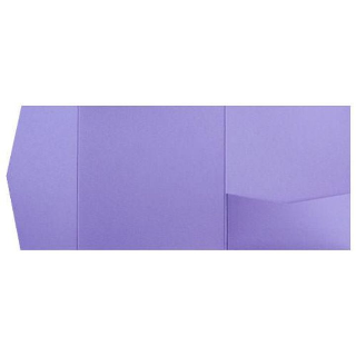 Lavender Metallic Pocket & Folder Invitation Card, 6 1/4 Himalaya AP Printing - Lavender Metallic Pocket & Folder Invitation Card, 6 1\/4 Himalaya - Custom Printing Services