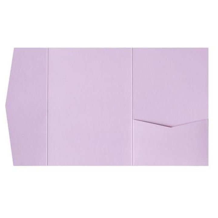 Wisteria Purple Solid Pocket & Folder Invitation Card, A-7.5 Himalaya AP Printing - Wisteria Purple Solid Pocket & Folder Invitation Card, A-7.5 Himalaya - Custom Printing Services