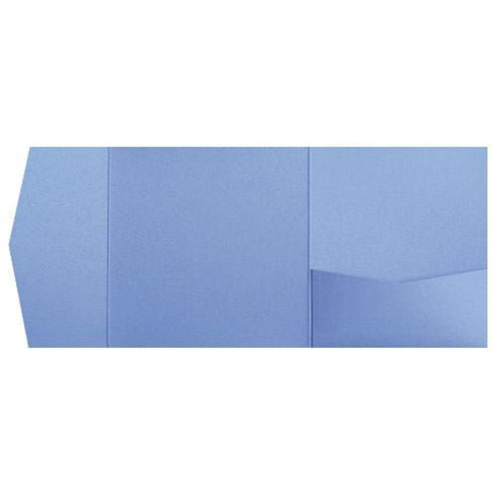 Blue Vista Metallic Pocket & Folder Invitation Card, 6 1/4 Himalaya AP Printing - Blue Vista Metallic Pocket & Folder Invitation Card, 6 1\/4 Himalaya - Custom Printing Services