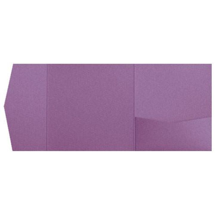 AP Printing - Ruby Purple Metallic Pocket & Folder Invitation Card, 6 1\/4 Himalaya - Custom Printing Services