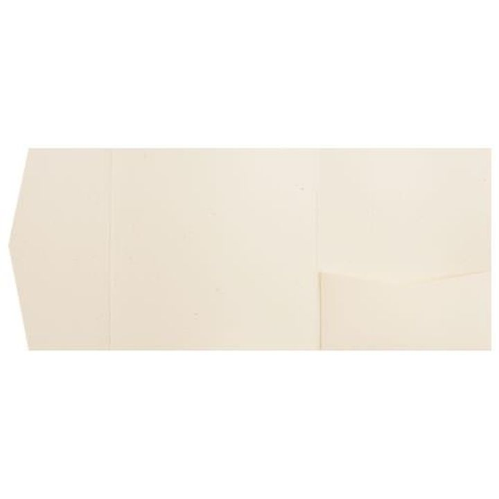 AP Printing - Sand Specks Recycled Pocket & Folder Invitation Card, 6 1\/4 Himalaya - Custom Printing Services