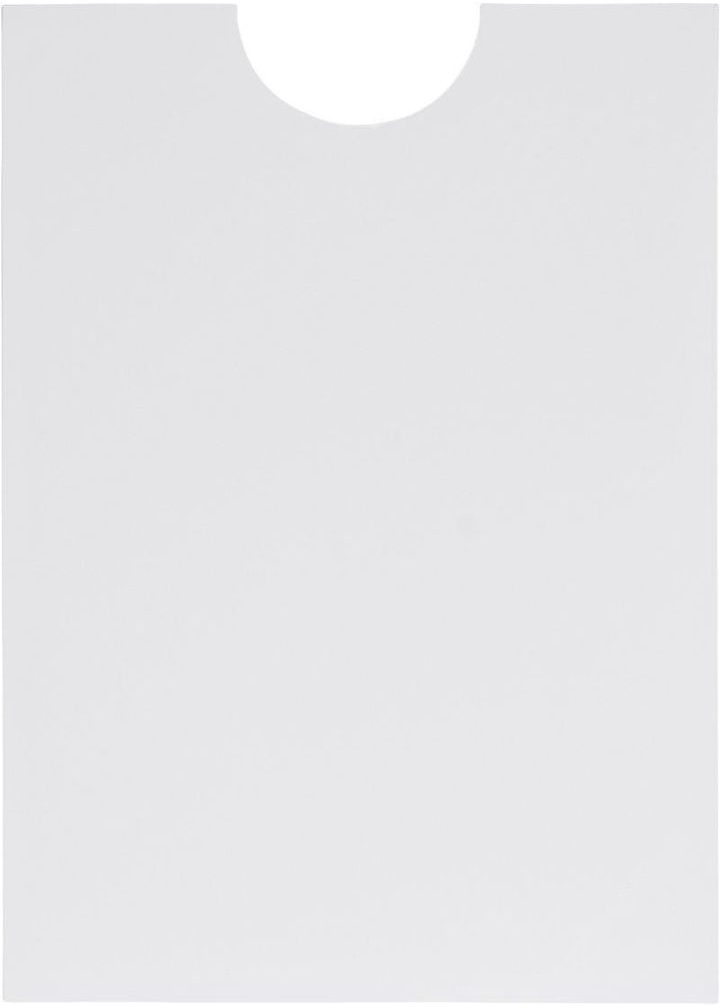 Classic White Solid Sleeve, 5" x 7" Pocket & Folder Invitation