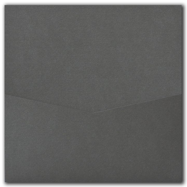 AP Printing - Steel Gray Metallic Pocket & Folder Invitation Card, 6 1\/4 Denali - Custom Printing Services