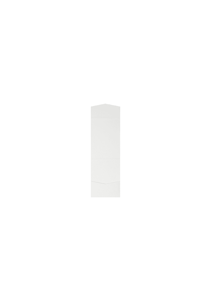Classic White Solid Pocket & Folder Invitation Card, A7 Cascade AP Printing - Classic White Solid Pocket & Folder Invitation Card, A7 Cascade - Custom Printing Services