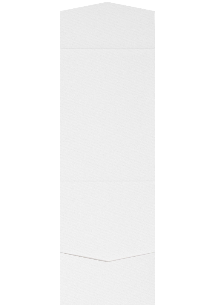 A7 Cascade Classic Avalanche White Felt Pocket & Folder Invitation AP Printing - A7 Cascade Classic Avalanche White Felt Pocket & Folder Invitation - Custom Printing Services