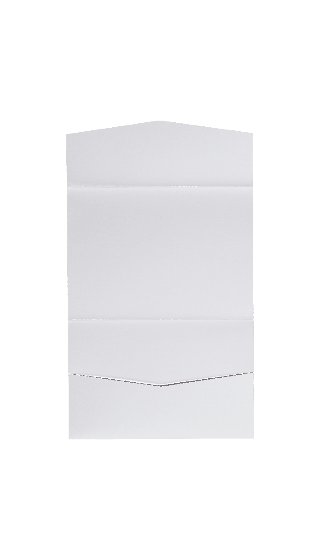 Pearl White Metallic Pocket & Folder Invitation Card, A7 Atlas AP Printing - Pearl White Metallic Pocket & Folder Invitation Card, A7 Atlas - Custom Printing Services