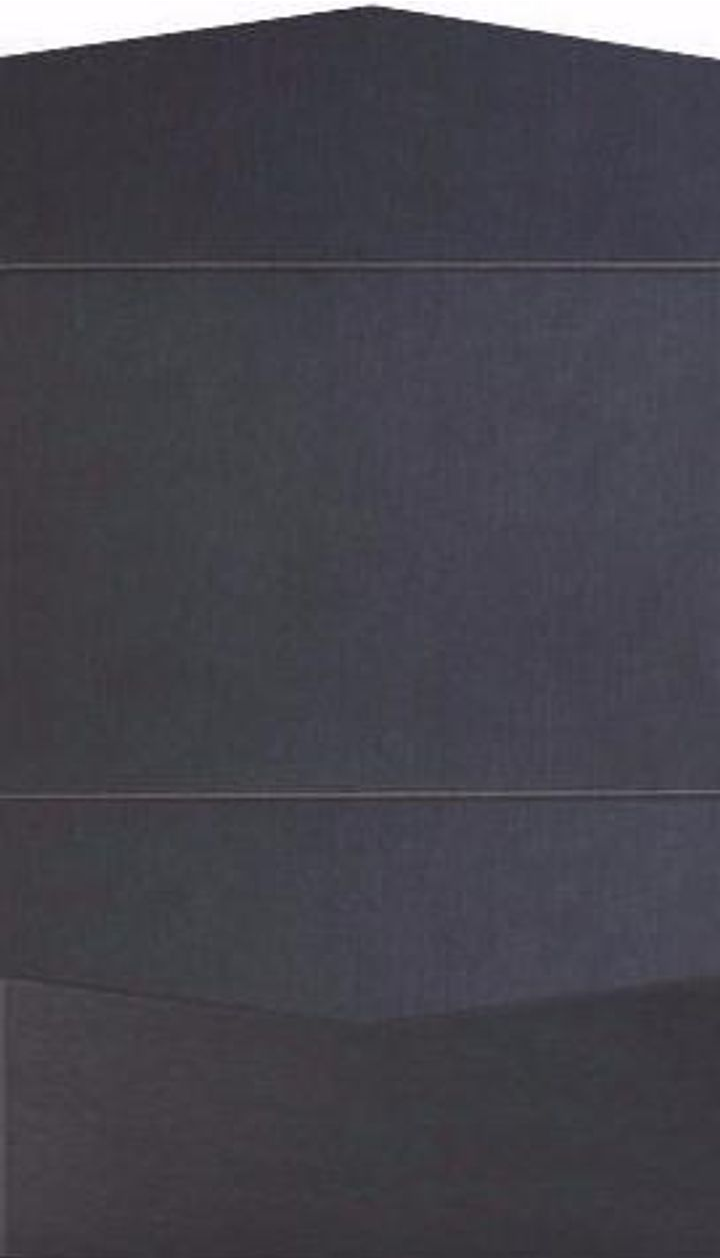 Steel Gray Metallic Pocket & Folder Invitation Card, A7 Atlas AP Printing - Steel Gray Metallic Pocket & Folder Invitation Card, A7 Atlas - Custom Printing Services