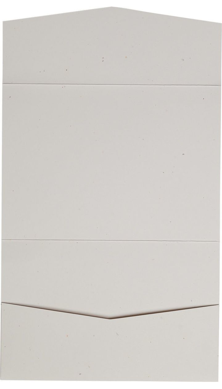 AP Printing - Sand Specks Recycled Pocket & Folder Invitation Card, A7 Atlas - Custom Printing Services