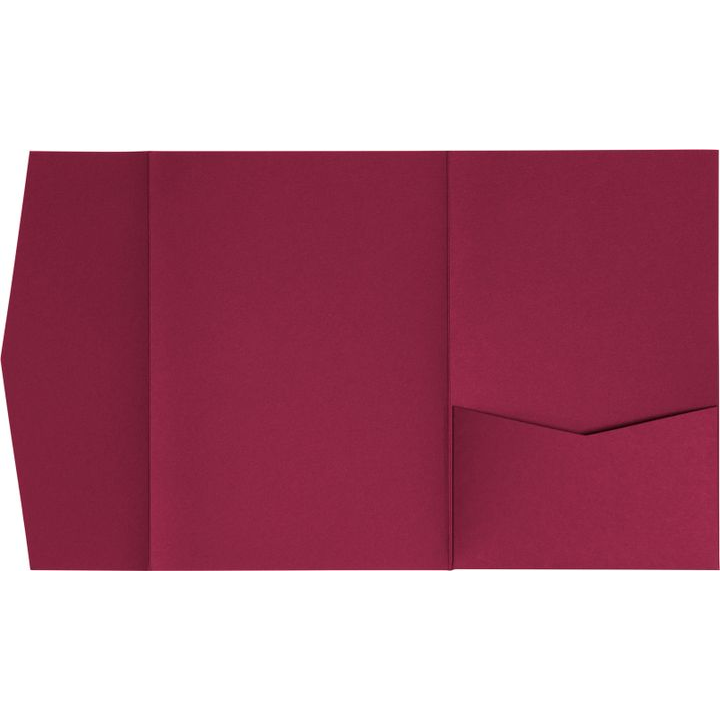 AP Printing - Orchid Solid Pocket & Folder Invitation Card, A7 Himalaya - Custom Printing Services
