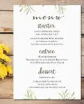 Wedding Menu