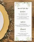 Wedding Menu