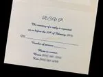 Fancy Pearl Border [CC-25] Vietnamese & English Wedding Invitation