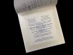 Fancy Pearl Border [CC-25] Vietnamese & English Wedding Invitation