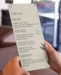 Nature In Your Home Wedding Menu Cards