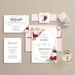 Floral and Geometric Spanish & English Elegant Flowers