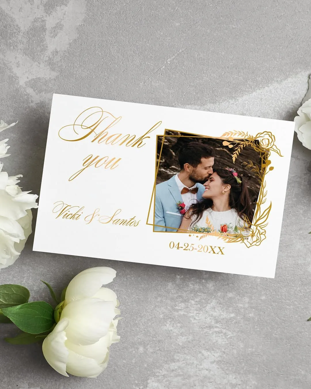 Picture Frame Thank You Cards Wedding