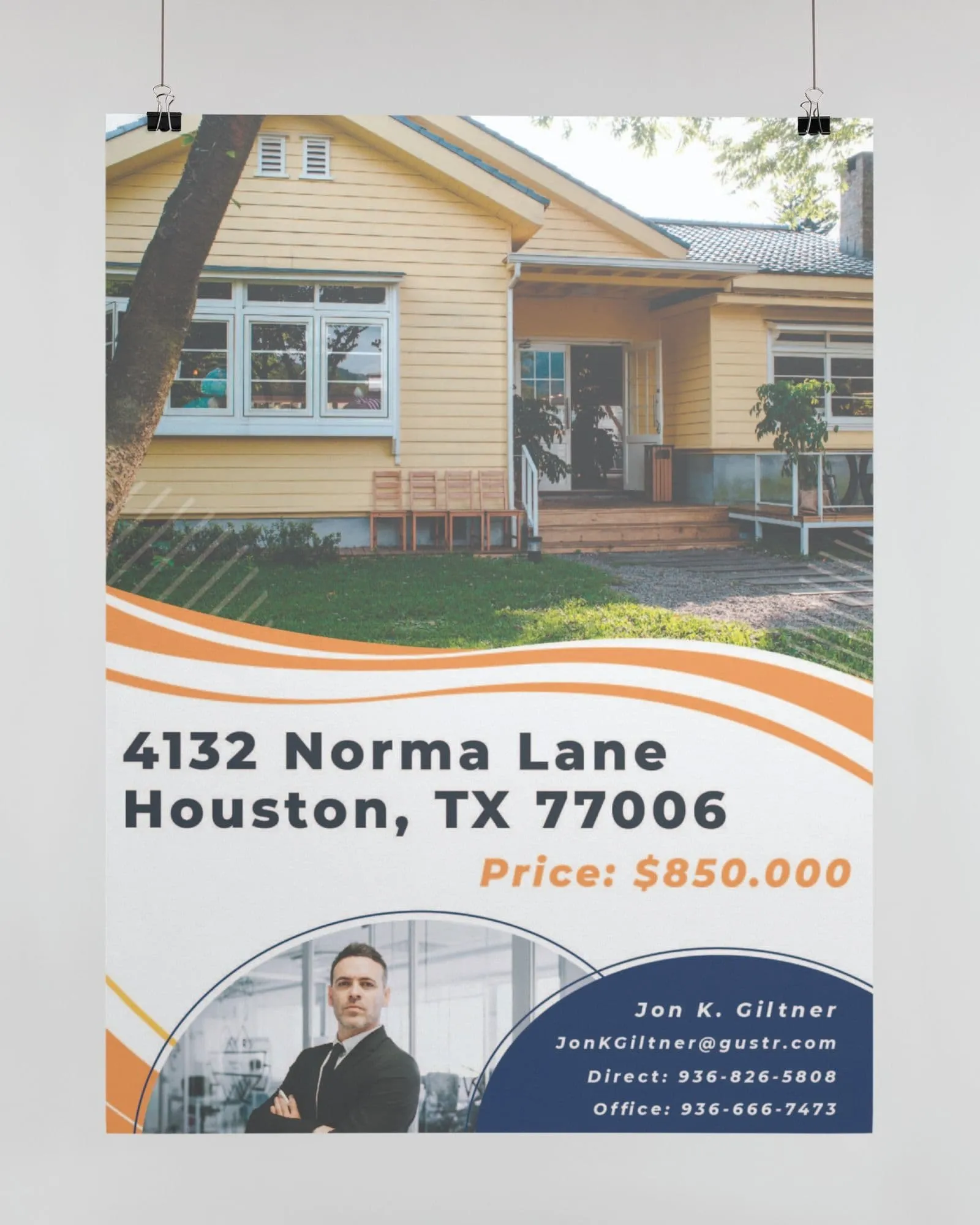 Nice Yellow House Posters