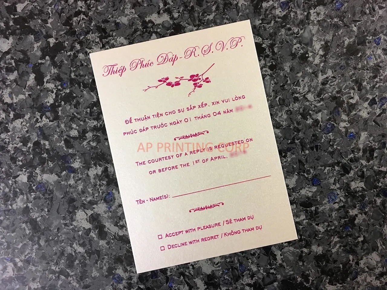 CL-WRAP-57 M-N White Flourish Wrap with Ribbon Laser Cut Wedding Invitation