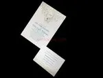 Bohemian Chic Jasmine [CC-72] Fancy Luxury Wedding Invitation