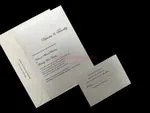 Embossed Lace [CC-35] Fancy Luxury Wedding Invitation