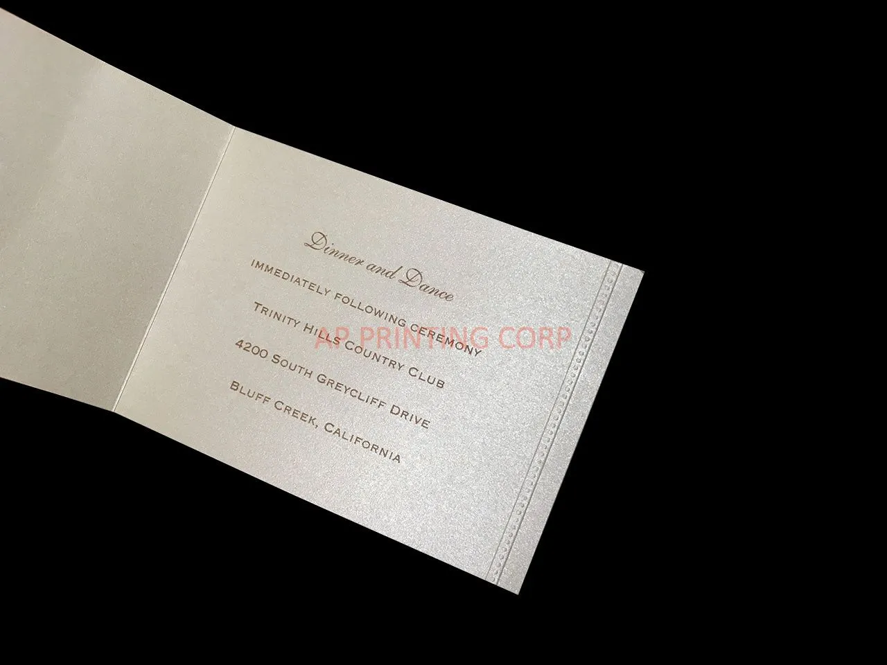 Garniture [CC-41] Fancy Luxury Wedding Invitation