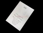 Lace in Pearl [CC-35] Fancy Luxury Wedding Invitation