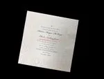 Layers of Beauty [CC-92] Fancy Luxury Wedding Invitation