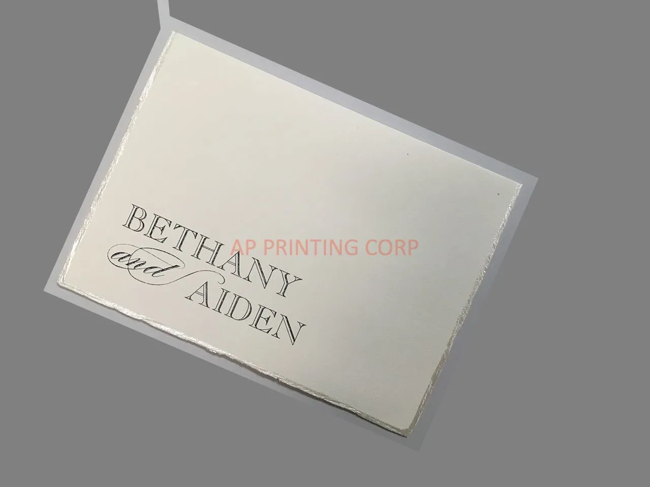 Wrapped in Love [CC-87] Fancy Luxury Wedding Invitation