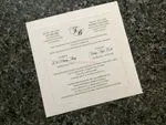 K781 [I-10] Vietnamese & English Wedding Invitation