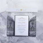 Laser Cut Template JP2 Wedding Invitation