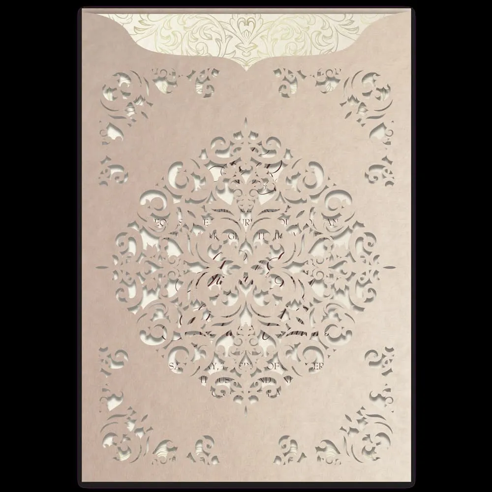 Corelli Fancy Luxury Suite & Laser Cut Wedding Invitation