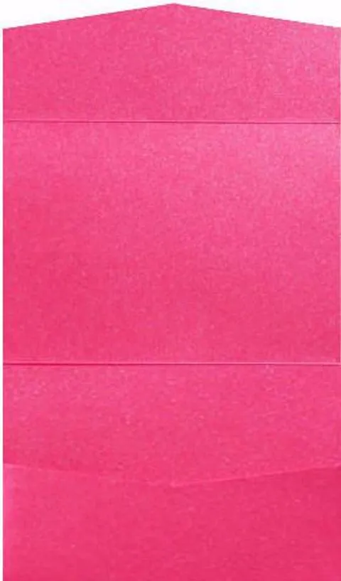 Elegant Engagement A7 Atlas Pocket Vietnamese & English Wedding Invitation