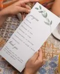 Inspiration Nature Wedding Program Cards