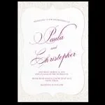 Delicate Sparkle Elegant Fancy Luxury Wedding Invitation