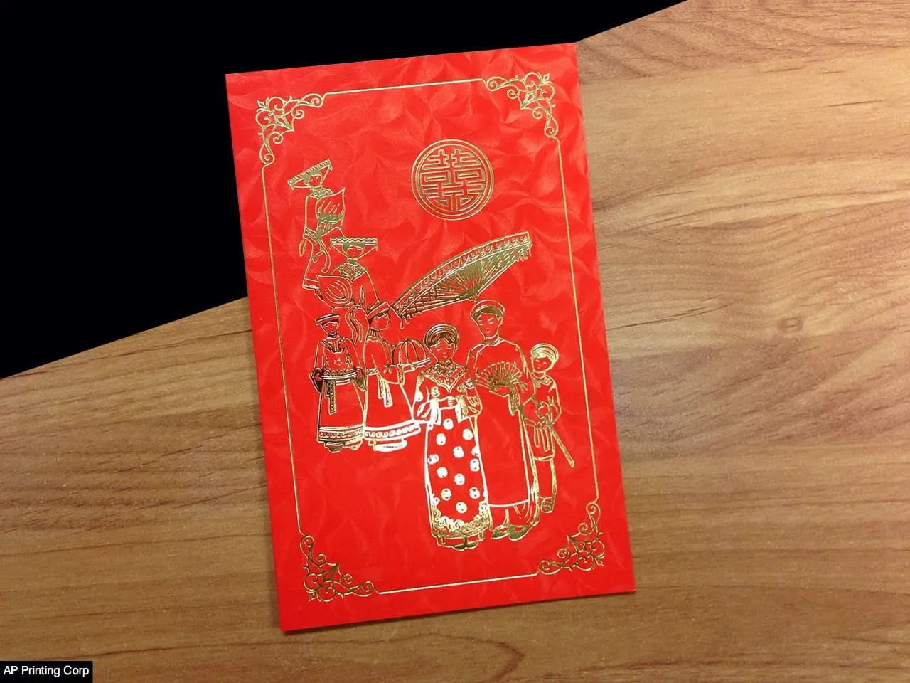 DR1-DVS-V [V-L-02] Silken Romance Bride & Groom Wedding Invitation
