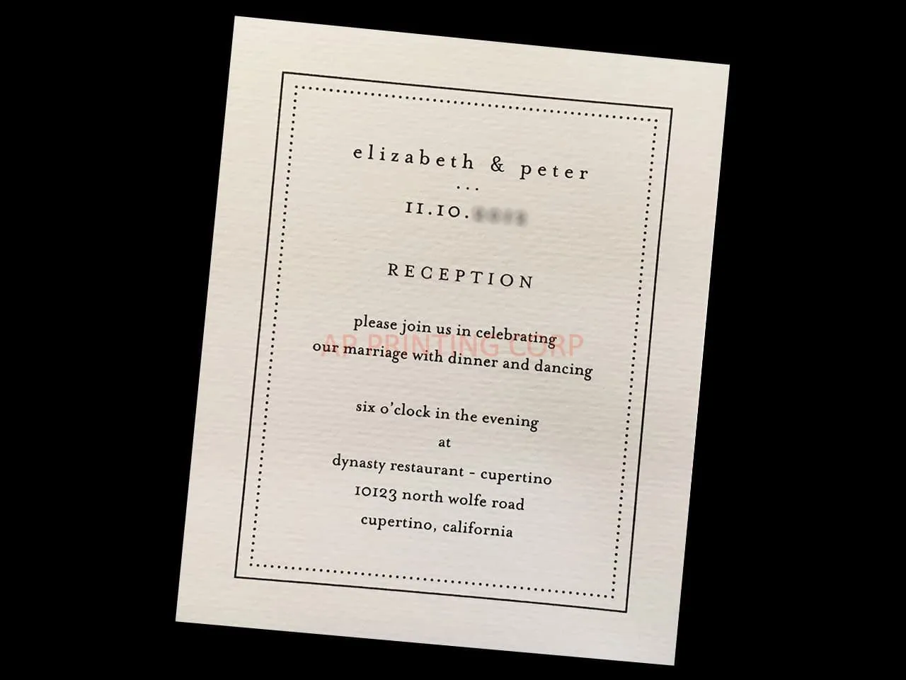 Burgundy Rose Laser Cut Wrap Wedding Invitation