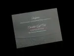 Flowers and Vines [CC-80] Fancy Luxury Wedding Invitation