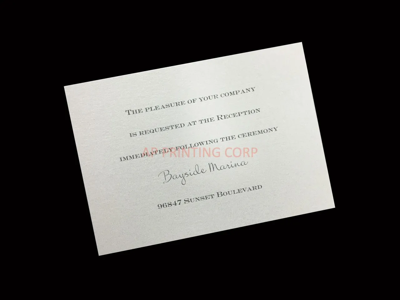 Silver Chandelier [CC-25] Fancy Luxury Wedding Invitation