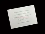 Silver Chandelier [CC-25] Fancy Luxury Wedding Invitation