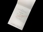 A Fine Flourish [CC-66] Fancy Luxury Wedding Invitation