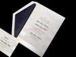 Sumptuous Stripes [CC-26] Fancy Luxury Wedding Invitation