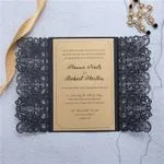 Laser Cut Template JP1 Wedding Invitation