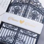 Laser Cut Template JP2 Wedding Invitation