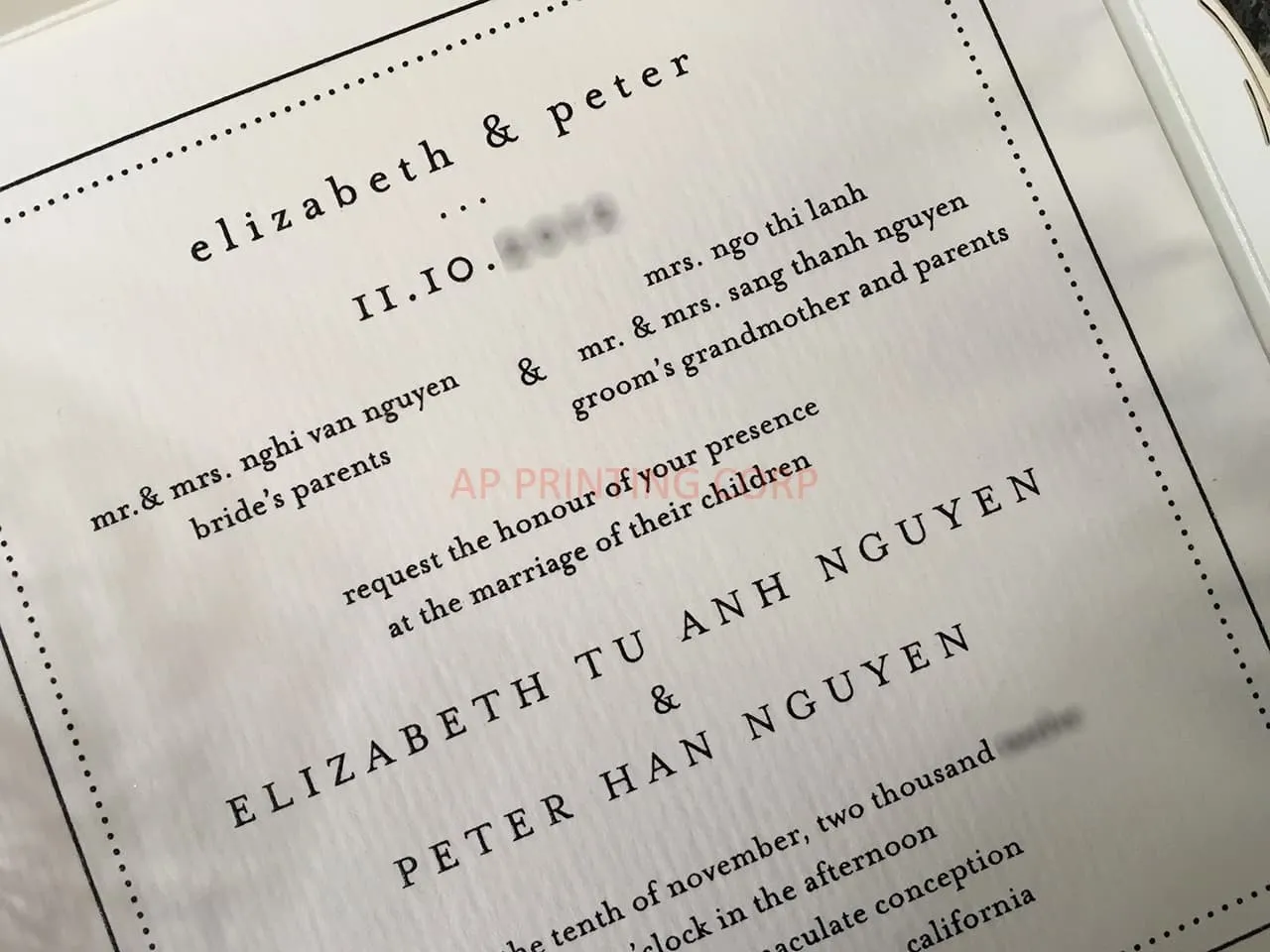 Burgundy Rose Laser Cut Wrap Wedding Invitation