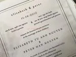 Burgundy Rose Laser Cut Wrap Wedding Invitation