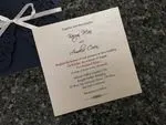 Champagne Glittery Laser Cut Pocket Wedding Invitation