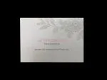 Flowers on Shimmer [CC-41] Fancy Luxury Wedding Invitation