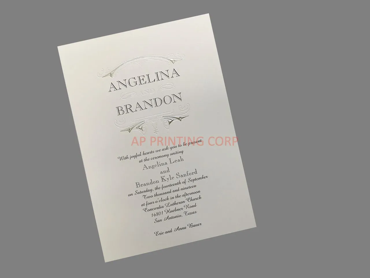 Subtle Pearl [CC-35] Fancy Luxury Wedding Invitation
